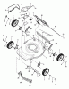 Murray M22550 (7800453) - 22" Walk-Behind Mower (2010) Ersatzteile Deck Assembly (Push, Std. Wheel)