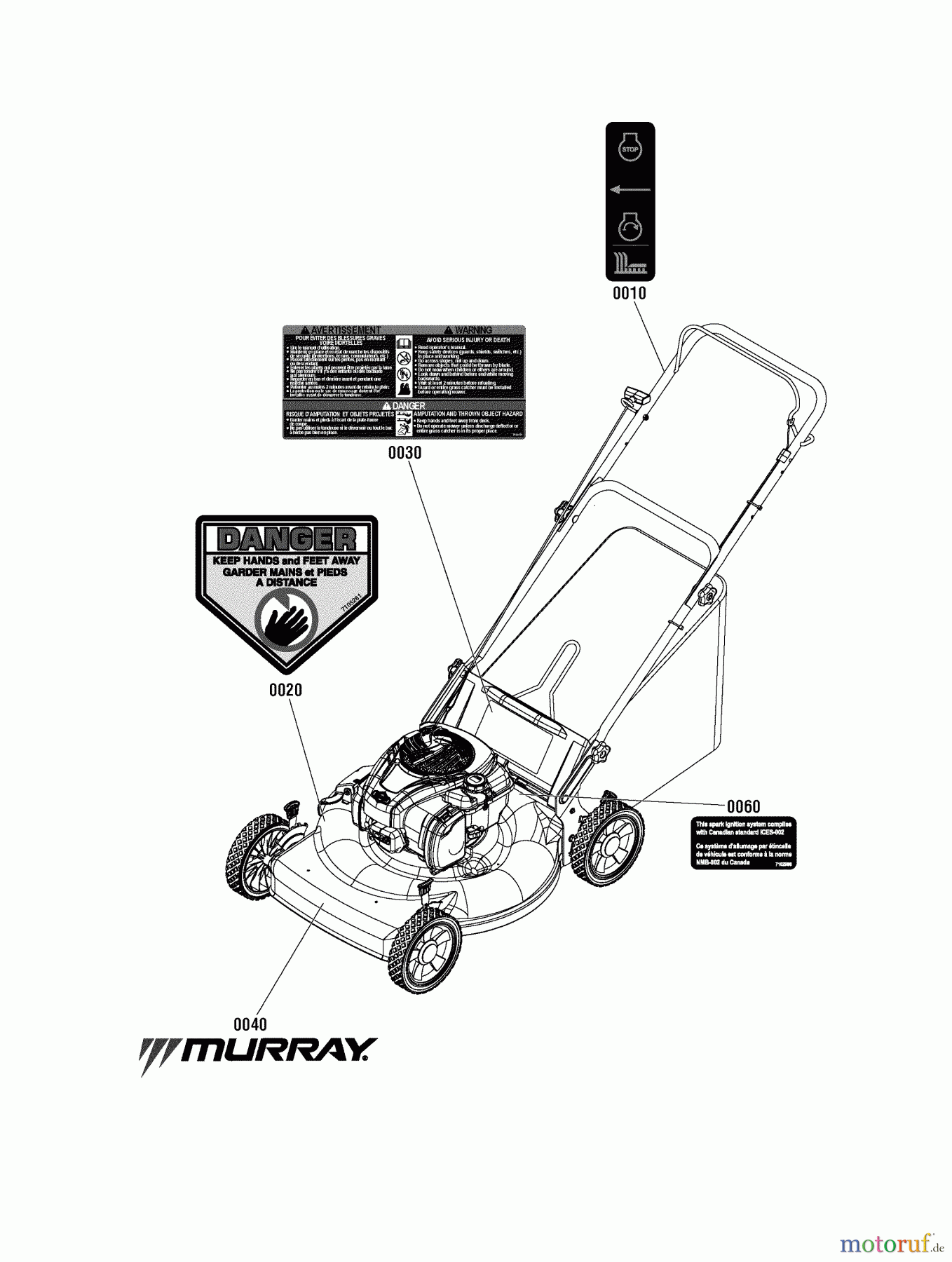 Murray Rasenmäher M22550FC (7800890) - Murray 22