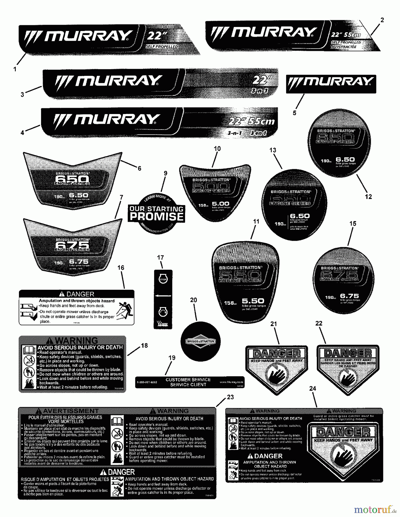 Murray Rasenmäher NM2255 (7800240) - Murray 22