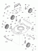 Murray MD2250FC (7800889) - 22" Walk-Behind Mower (2012) Ersatzteile Deck Group (7502902)