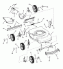 Murray MD2255 (7800202) - 22" Walk-Behind Mower (2008) Ersatzteile Deck Assembly - Push, 3-n-1