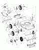 Murray MP2265 (7800204) - 22" Walk-Behind Mower (2008) Ersatzteile Deck Assembly - Self-Propelled, Standard Wheels