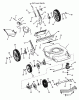 Murray NMP22675HW (7800243) - 22" Walk-Behind Mower (2008) Ersatzteile Deck Assembly - Self-Propelled, Hi-Wheel