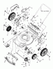 Murray MP22675HW (7800456) - 22" Walk-Behind Mower (2010) Ersatzteile Deck Assembly (Self-Propelled, Hi-Wheel)