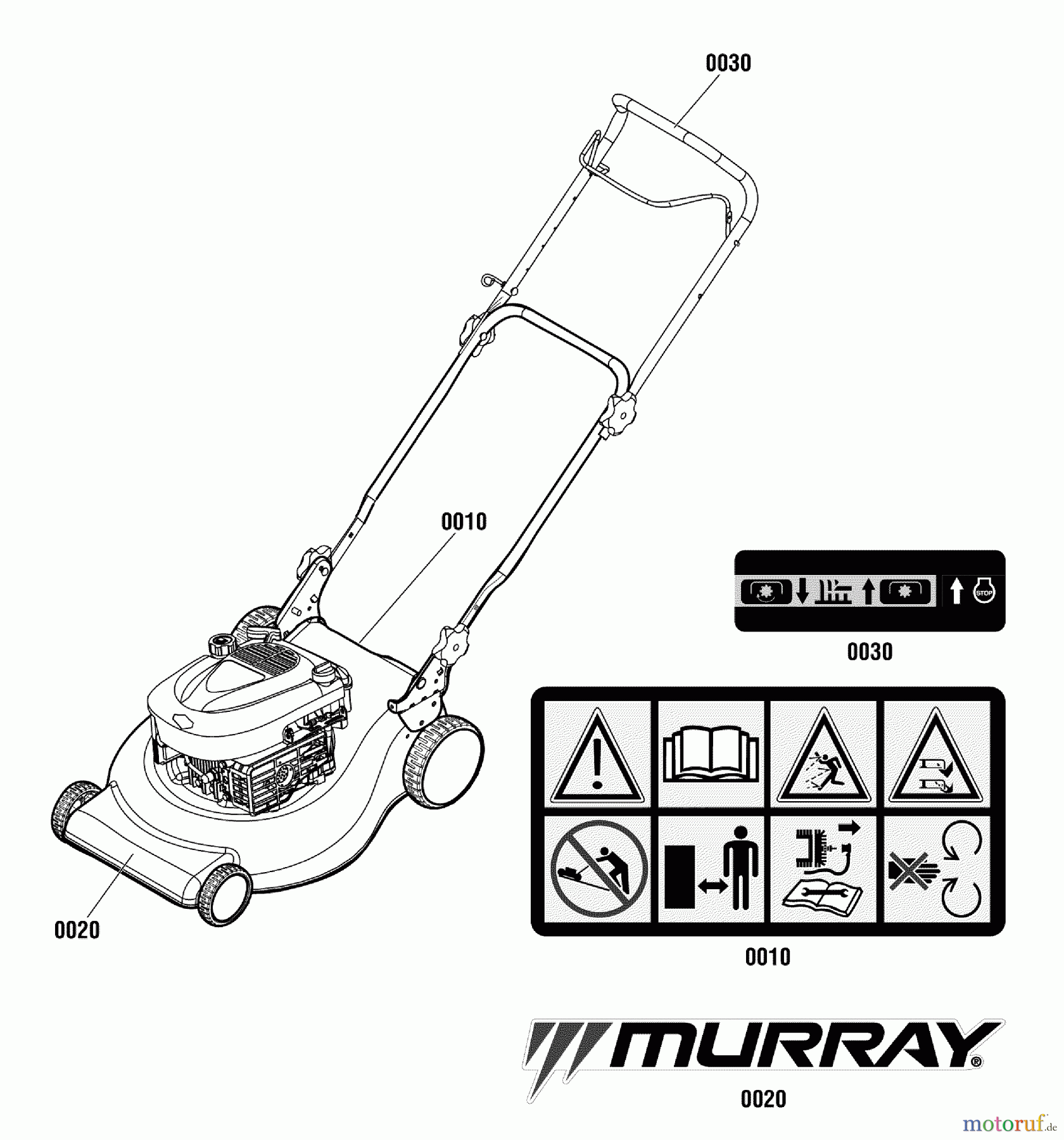 Murray Rasenmäher MPH625E (881548) - Murray 19