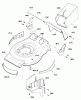 Murray MPH625E (881548) - 19" High Wheel Push Mower CE, 625 Series (2012) Ersatzteile Deck Group (881331)