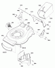 Murray MXU16550E (881559) - 16" Self Propelled Mower CE, 550E Series (2012) Ersatzteile Deck Group (881327)