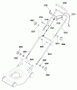 Murray MXU16550E (881559) - 16" Self Propelled Mower CE, 550E Series (2012) Ersatzteile Handles Group (881303)