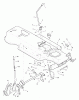 Murray 38711x96A - B&S/ 38" Lawn Tractor (1998) (Servistar) Ersatzteile Mower Housing Suspension