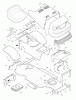 Murray 38713x71A - B&S/ 38" Lawn Tractor (1998) (Quality Stores) Ersatzteile Chassis & Hood