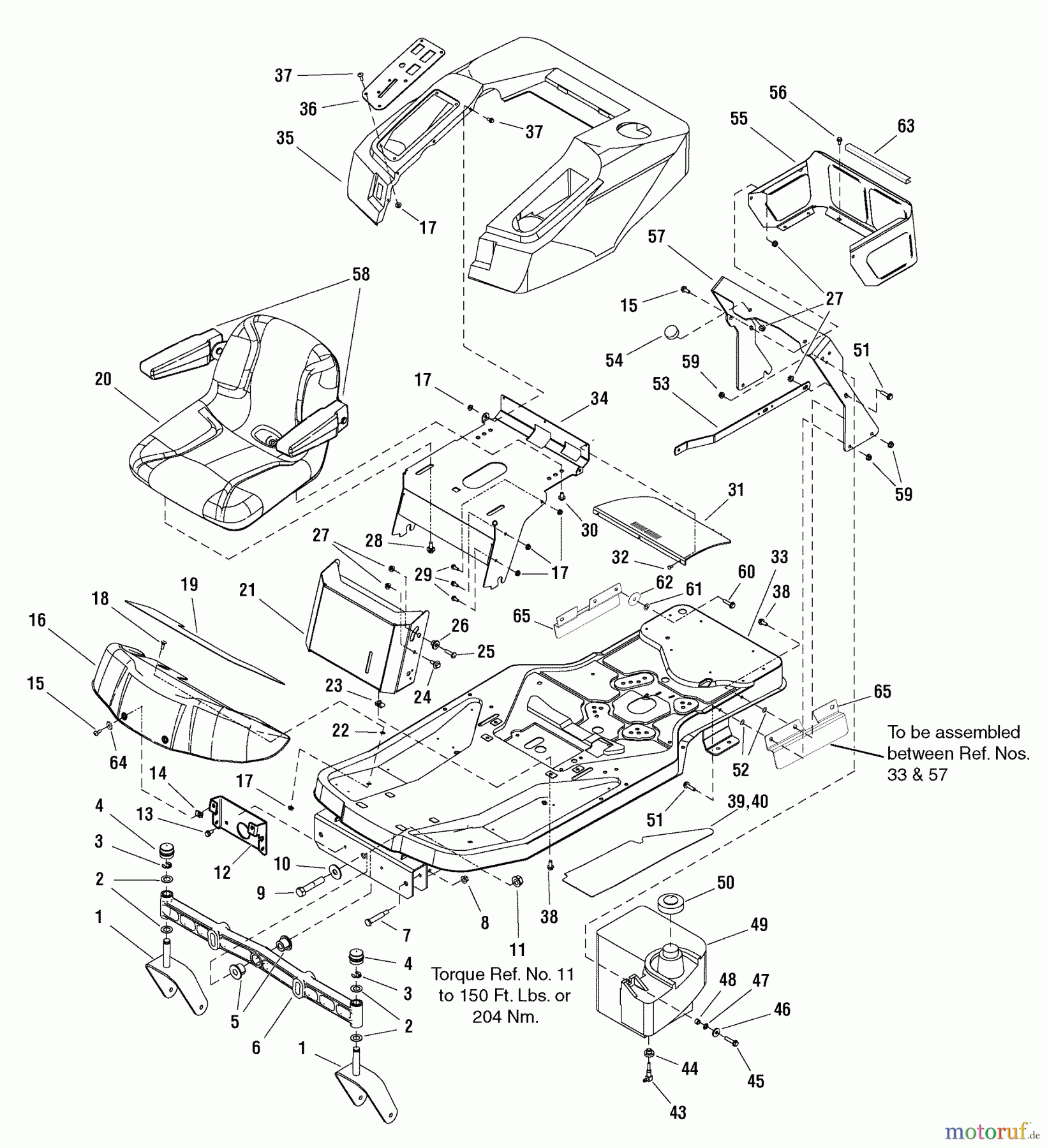 Murray Nullwendekreismäher, Zero-Turn 107.277880 (2690640) - Craftsman ZTS7500, 20HP Kohler w/44