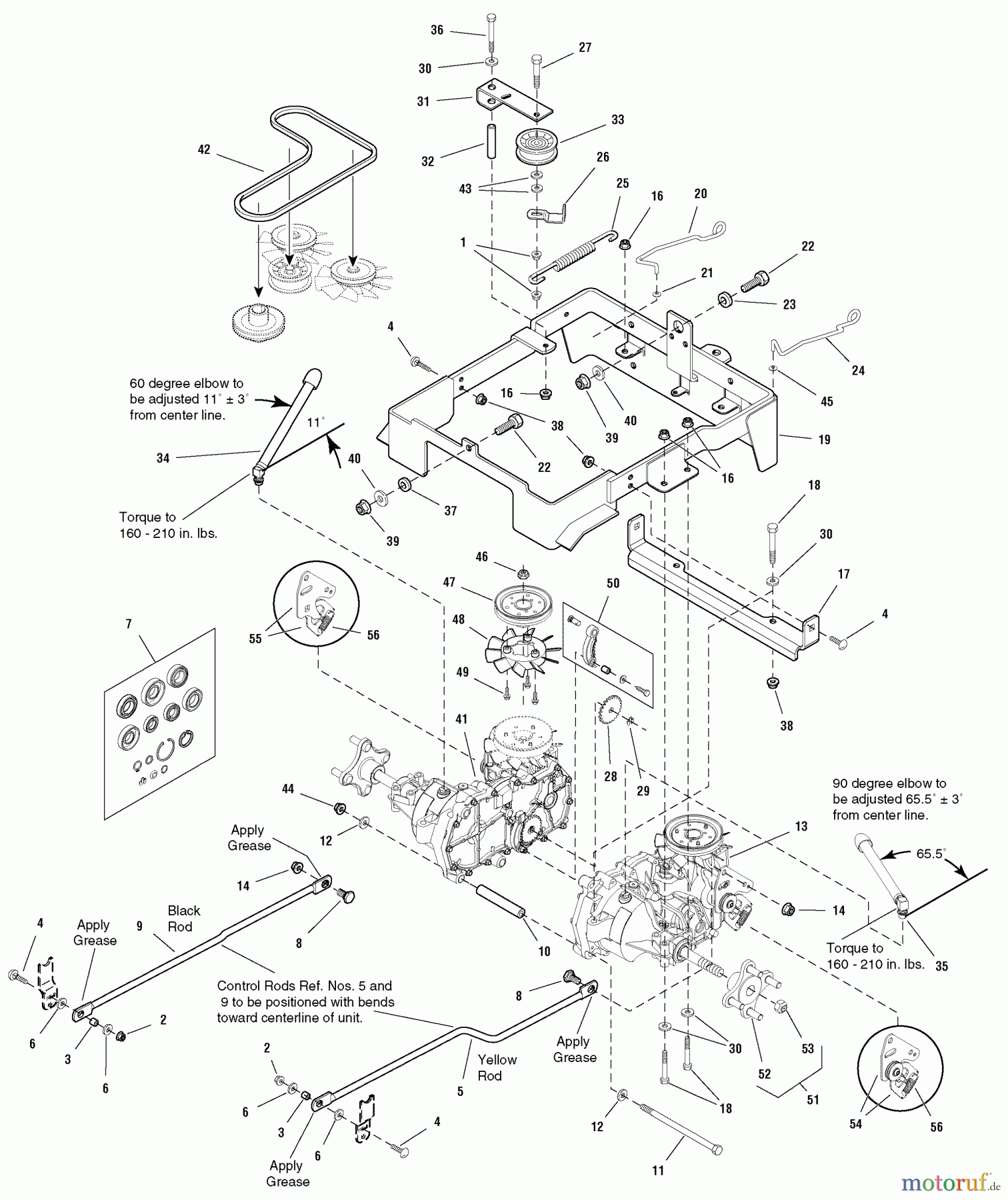 Murray Nullwendekreismäher, Zero-Turn 107.277721 (2690520) - Craftsman ZTS7500, 20HP Kohler w/44