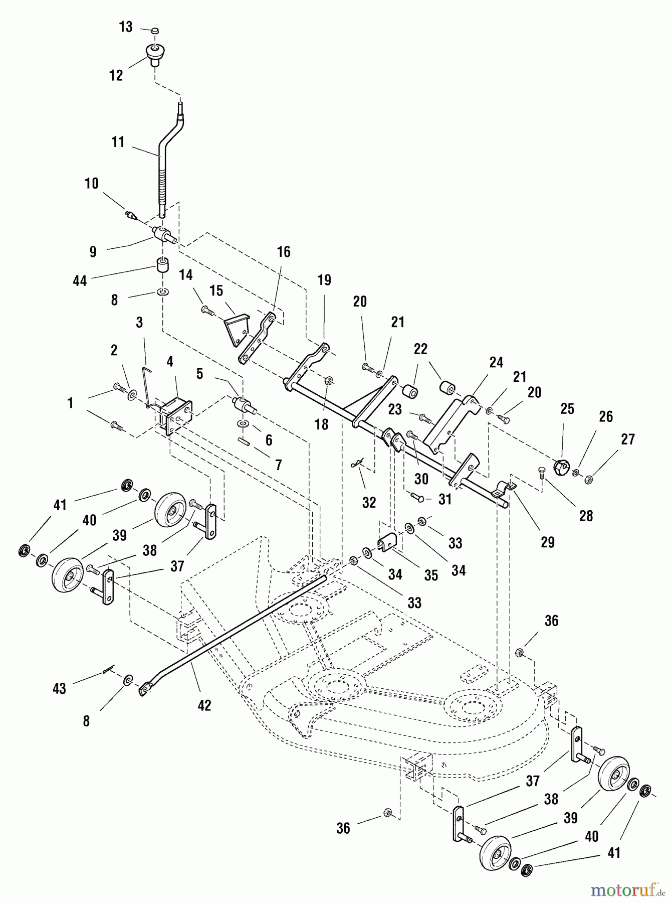 Murray Nullwendekreismäher, Zero-Turn 107.277700 (2277700) - Craftsman ZT 7000, 18HP Hydro w/50
