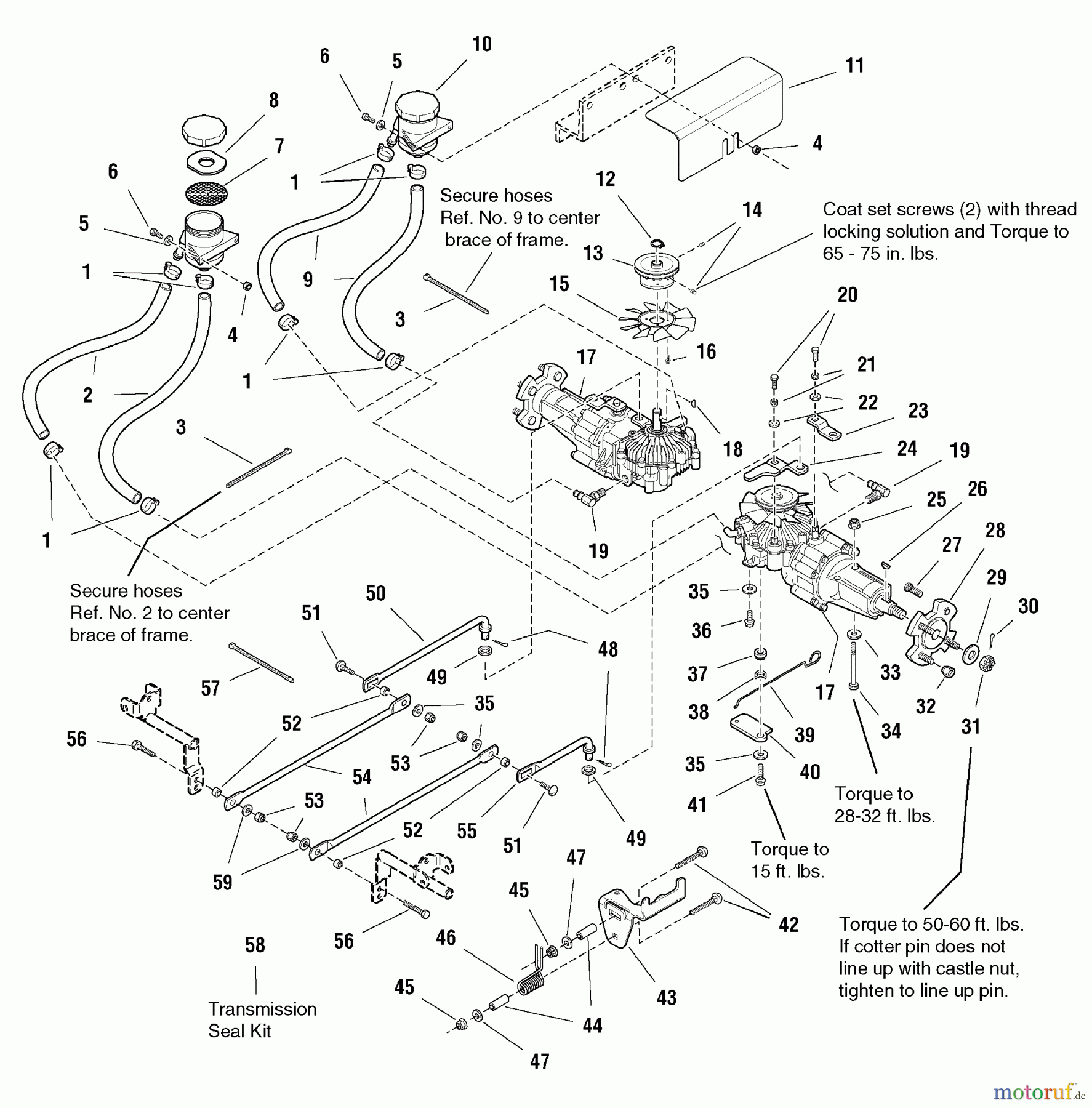  Murray Nullwendekreismäher, Zero-Turn 107.277700 (2277700) - Craftsman ZT 7000, 18HP Hydro w/50