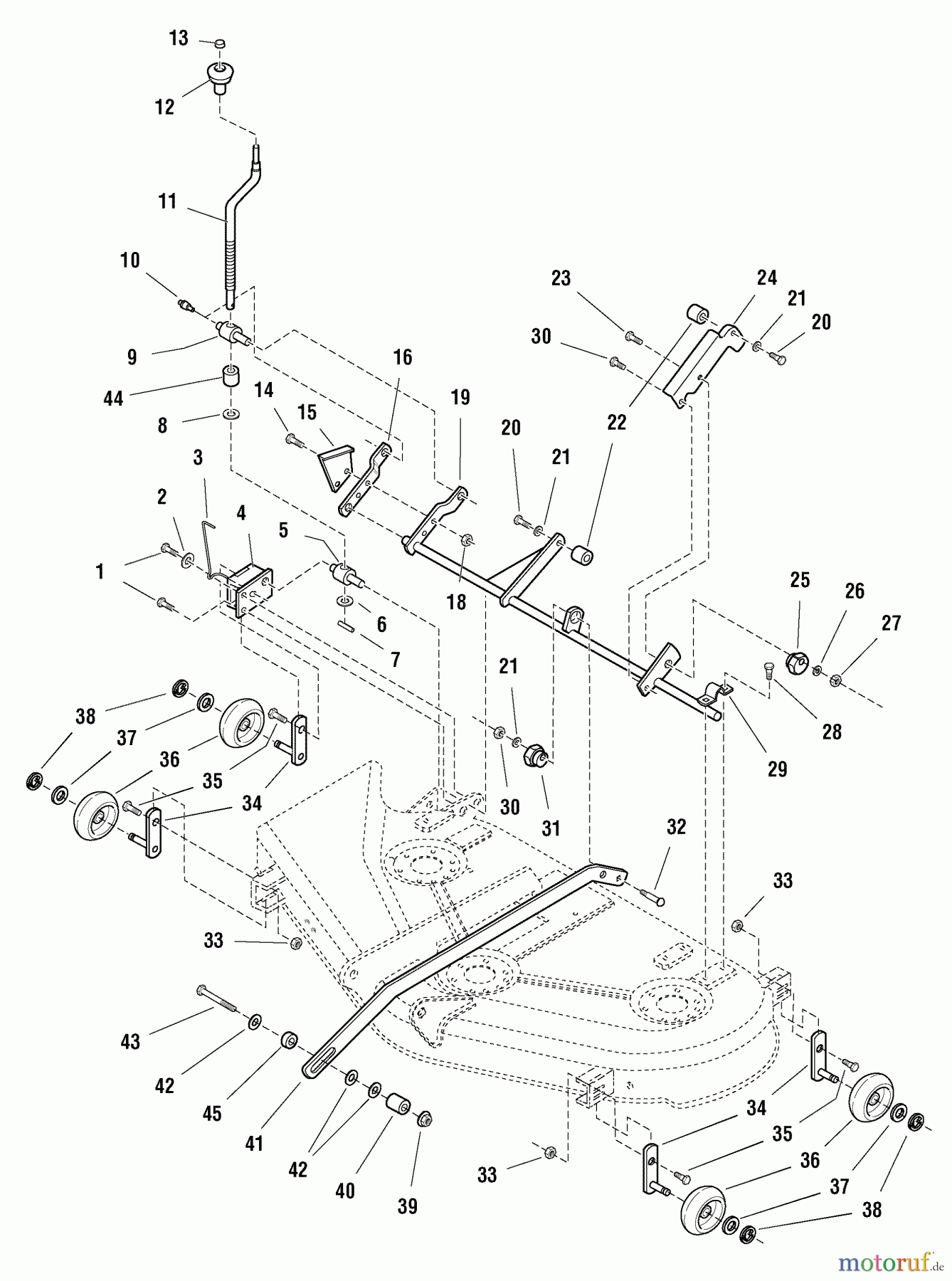 Murray Nullwendekreismäher, Zero-Turn 107.277721 (2690520) - Craftsman ZTS7500, 20HP Kohler w/44