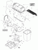 Murray 107.249070 (1694842) - Craftsman 2-Bin Bagger (2004) (Sears) Ersatzteile Hopper, Bag & Hitch Group (986501)