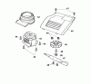 Wolf-Garten P 32 E 9 4901001 Serie C-E (2003) Ersatzteile Abdeckhaube Motor, Messer, Motor
