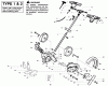 Poulan / Weed Eater PE550 (Type 1) - Weed Eater Edger Ersatzteile Handle & Controls Type 1-2