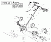 Poulan / Weed Eater PE550 (Type 1) - Weed Eater Edger Ersatzteile Handle & Controls Type 4-5
