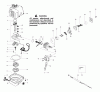 Poulan / Weed Eater 25HHT (HHT25) - Poulan Pro Hedge Trimmer Ersatzteile Engine Assembly