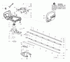 Poulan / Weed Eater DAHT 22 - Weed Eater Hedge Trimmer Ersatzteile Tank & Blade Assembly