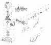 Poulan / Weed Eater GHT180LE (Type 1) - Weed Eater Hedge Trimmer Ersatzteile Engine Assembly Type 1