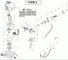 Poulan / Weed Eater GHT195LE (Type 4) - Weed Eater Hedge Trimmer Ersatzteile Engine Type 4
