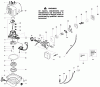 Poulan / Weed Eater GHT220 (Type 4) - Weed Eater Hedge Trimmer Ersatzteile Power Unit