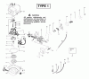 Poulan / Weed Eater GHT220LE (Type 1) - Weed Eater Hedge Trimmer Ersatzteile Engine Assembly Type 1