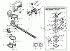 Poulan / Weed Eater TF22G - Poulan Task Force Hedge Trimmer Ersatzteile CARBURETOR BREAKDOWN (WT-221), HANDLE & BLADE