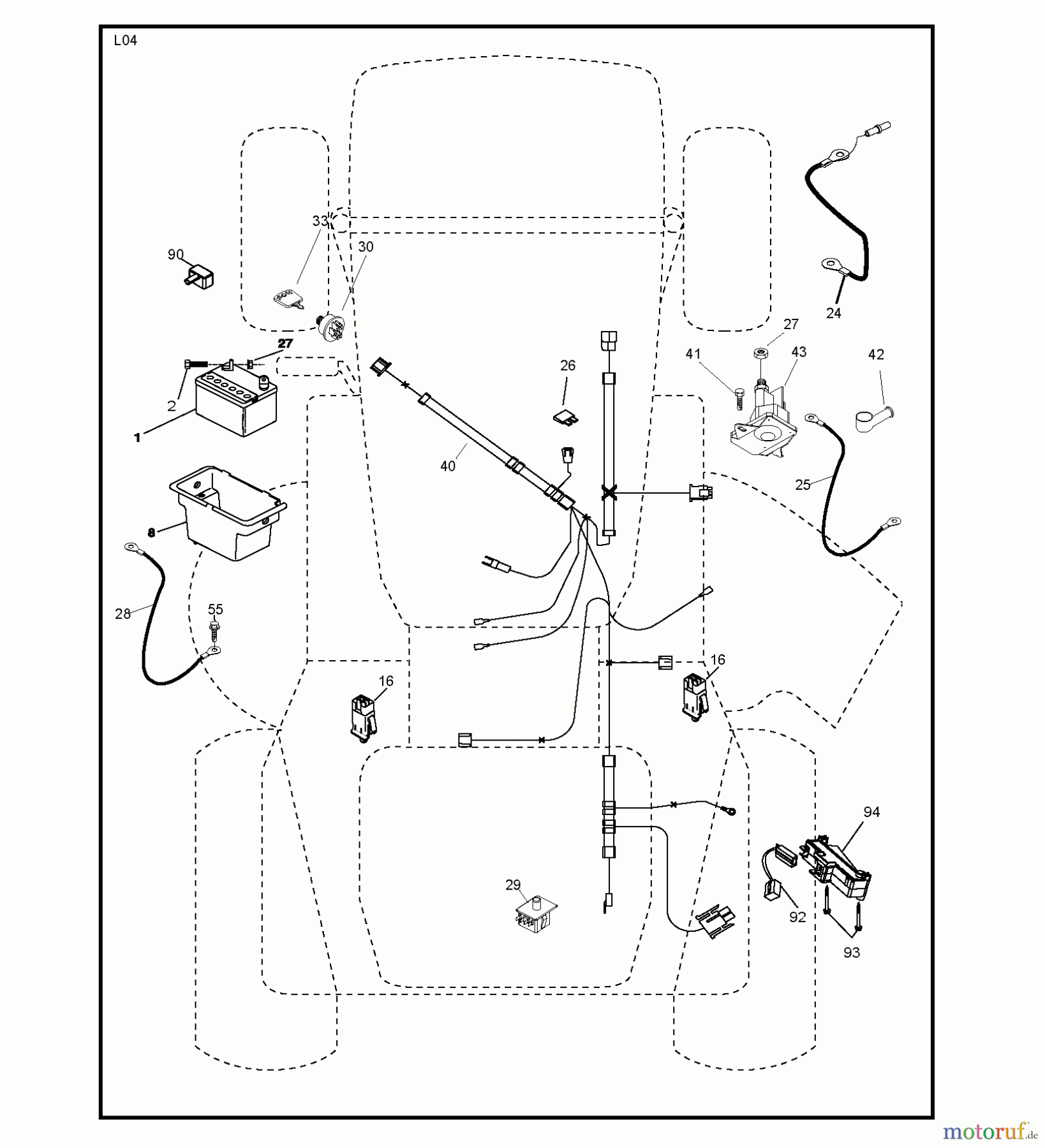 Poulan / Weed Eater Rasen und Gartentraktoren 11597 (96011030600) - Poulan Pro Lawn Tractor (2012-01) ELECTRICAL