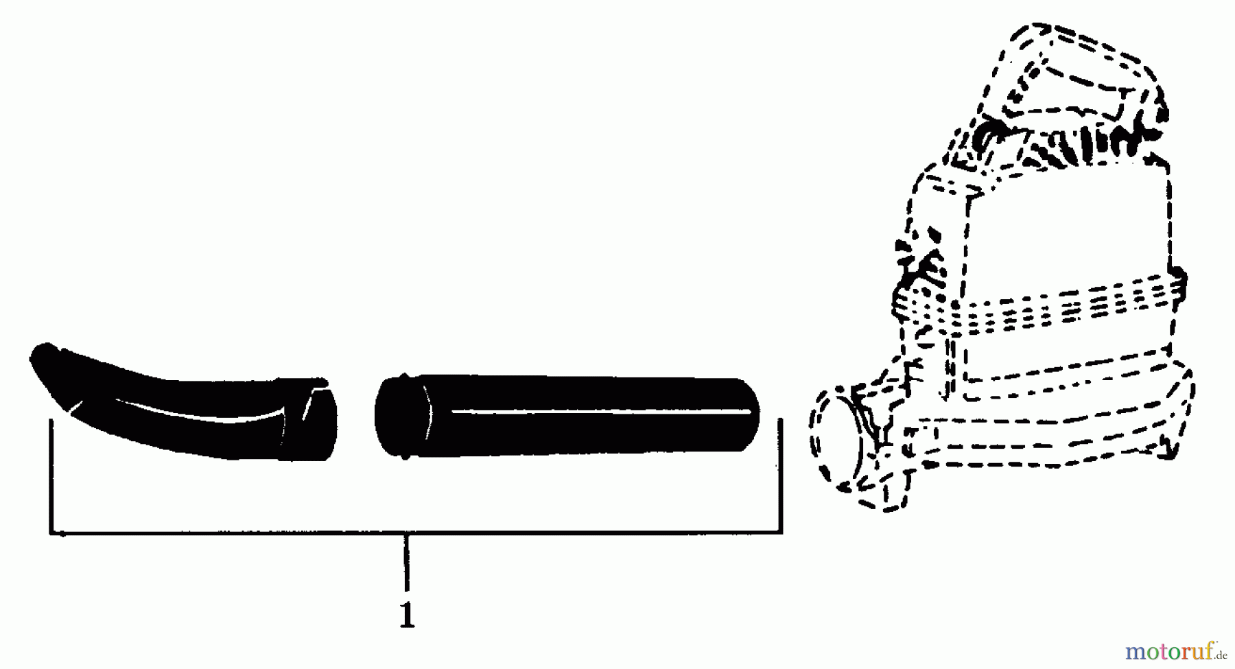 Poulan / Weed Eater Bläser / Sauger / Häcksler / Mulchgeräte 1960 - Weed Eater Blower BLOWER TUBE KIT
