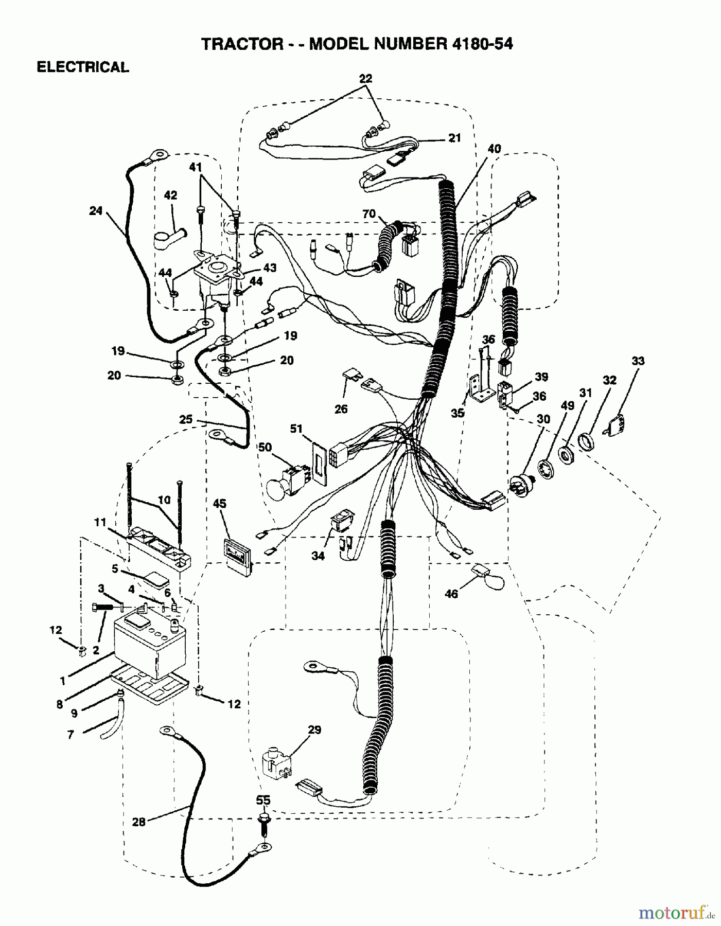 Poulan / Weed Eater Rasen und Gartentraktoren 418054 - Poulan Lawn Tractor (2006-03) ELECTRICAL