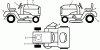Poulan / Weed Eater PB18VA46 (96042015400) - Poulan Pro Lawn Tractor (2013-09) Ersatzteile DECALS