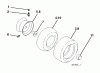 Poulan / Weed Eater PB19542LT (96012012200) - Poulan Pro Lawn Tractor (2011-08) Ersatzteile WHEELS TIRES