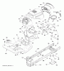Poulan / Weed Eater PB195H42LT (96042013601) - Poulan Pro Lawn Tractor (2011-07) Ersatzteile CHASSIS ENCLOSURES
