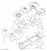 Poulan / Weed Eater PB20A42LT (96048004901) - Poulan Pro Lawn Tractor (2013-01) Ersatzteile CHASSIS ENCLOSURES