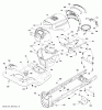 Poulan / Weed Eater PB195H42LT (96042012302) - Poulan Pro Lawn Tractor (2011-06) Ersatzteile CHASSIS ENCLOSURES