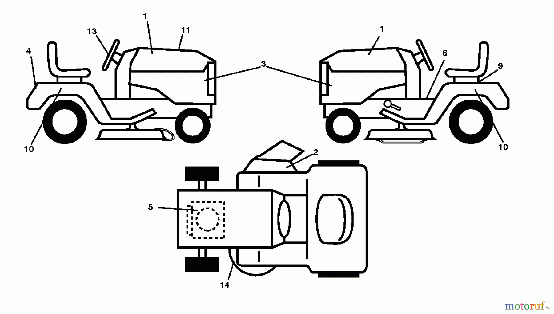 Poulan / Weed Eater Rasen und Gartentraktoren PB20H42YT (96042012402) - Poulan Pro Lawn Tractor (2011-05) DECALS