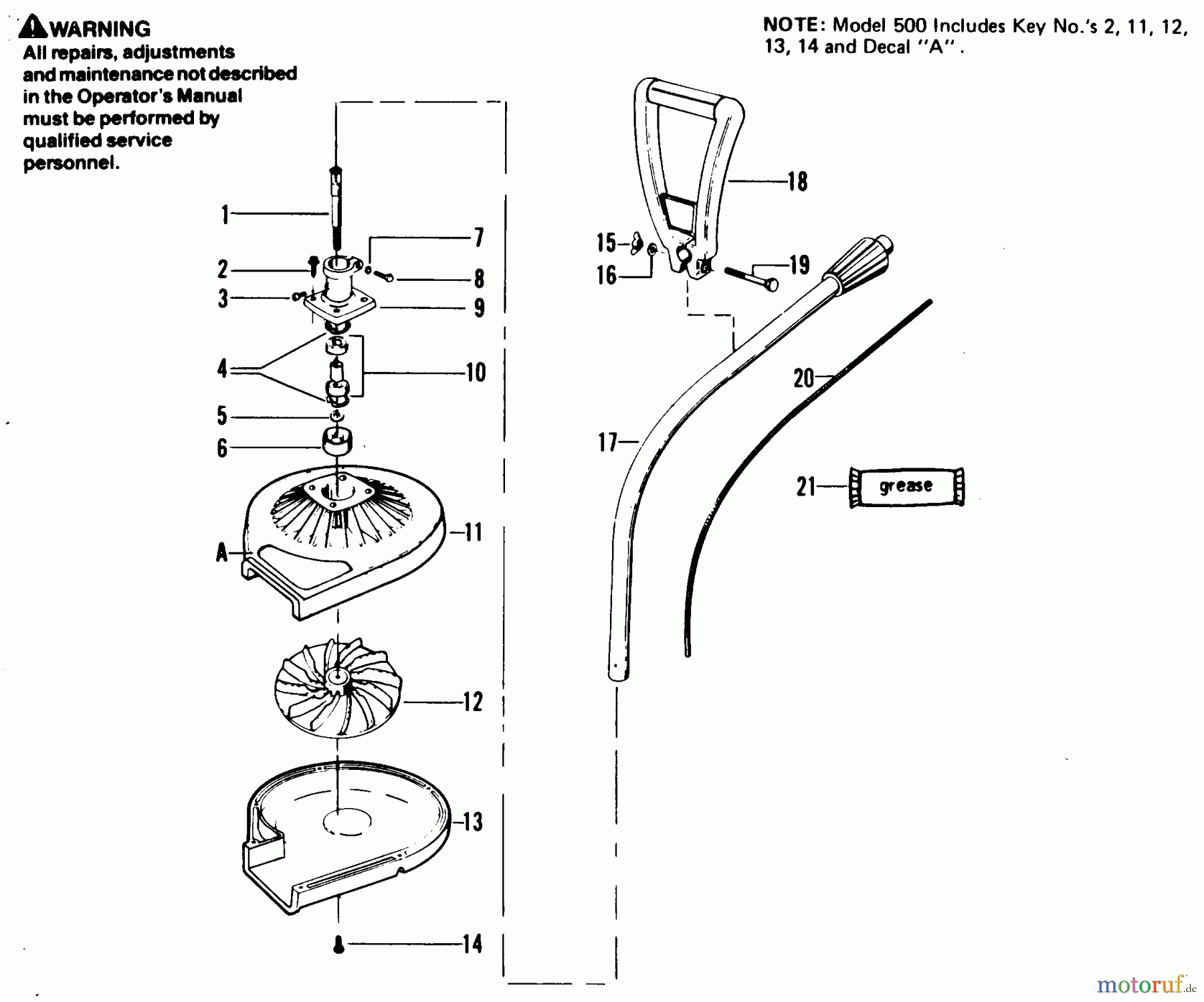 Poulan / Weed Eater Bläser / Sauger / Häcksler / Mulchgeräte 510 - Weed Eater Electric Blower POWER BLOWER ATTACHMENT