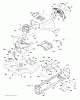 Poulan / Weed Eater PB20H42YT (96042013701) - Poulan Pro Lawn Tractor (2011-07) Ersatzteile CHASSIS / FRAME
