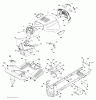 Poulan / Weed Eater PB22H42YT (96048005100) - Poulan Pro Lawn Tractor (2012-11) Ersatzteile CHASSIS / FRAME