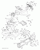 Poulan / Weed Eater PB22H46YT (96042012501) - Poulan Pro Lawn Tractor (2010-12) Ersatzteile CHASSIS / FRAME