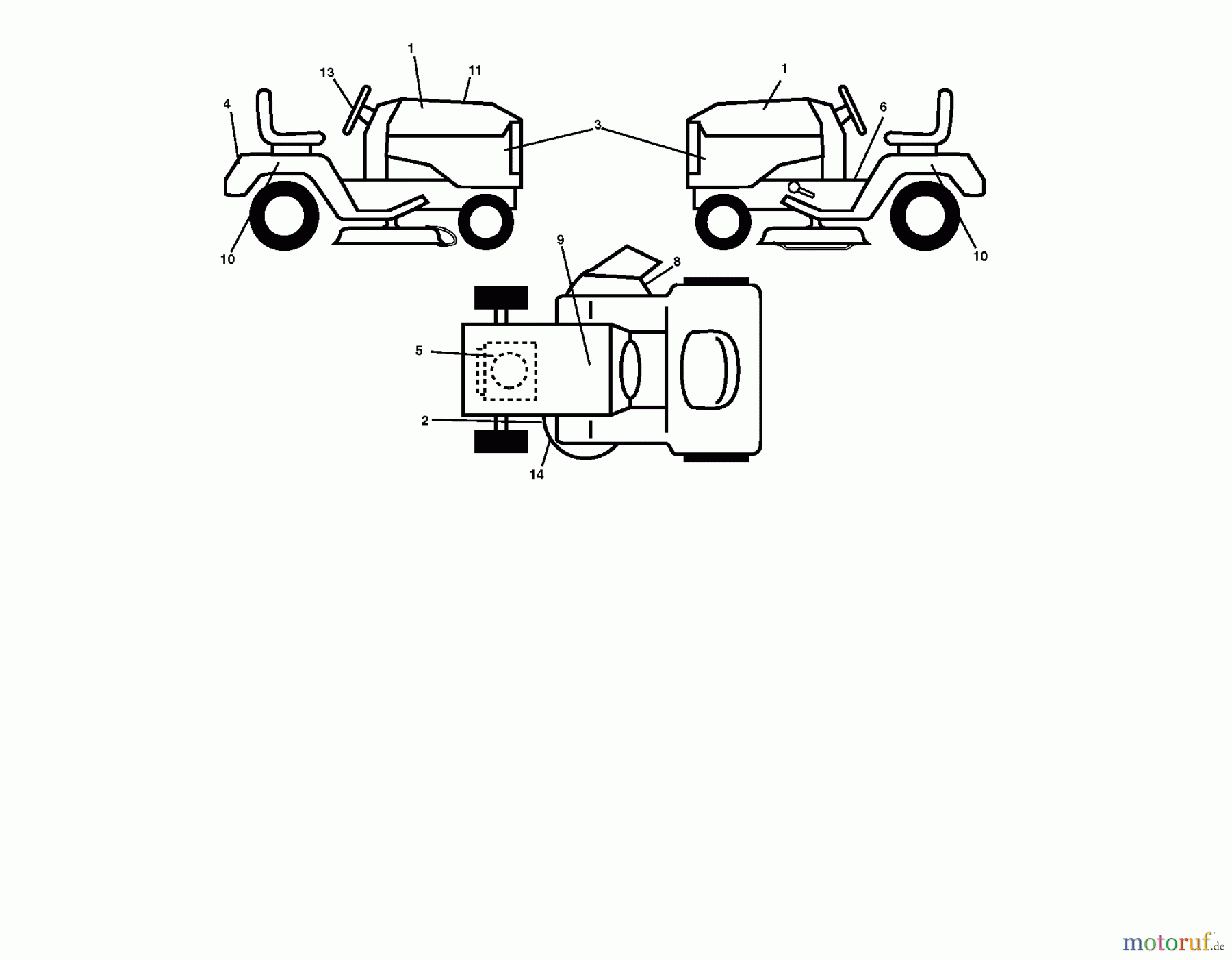 Poulan / Weed Eater Rasen und Gartentraktoren PB26H54YT (96042012701) - Poulan Pro Lawn Tractor (2011-05) DECALS