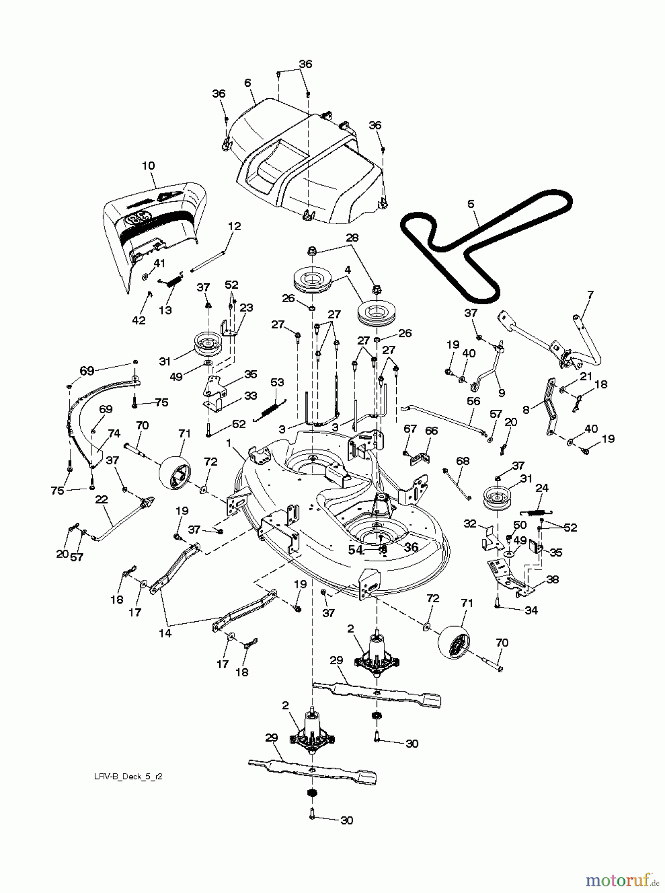  Poulan / Weed Eater Rasen und Gartentraktoren PB38 (96022001700) - Poulan Pro 38