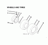 Poulan / Weed Eater PBGT26H54 (96042011101) - Poulan Pro Lawn Tractor (2010-04) Ersatzteile WHEELS TIRES
