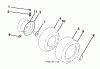 Poulan / Weed Eater PBGT26H54 (96048002001) - Poulan Pro Lawn Tractor (2012-01) Ersatzteile WHEELS TIRES
