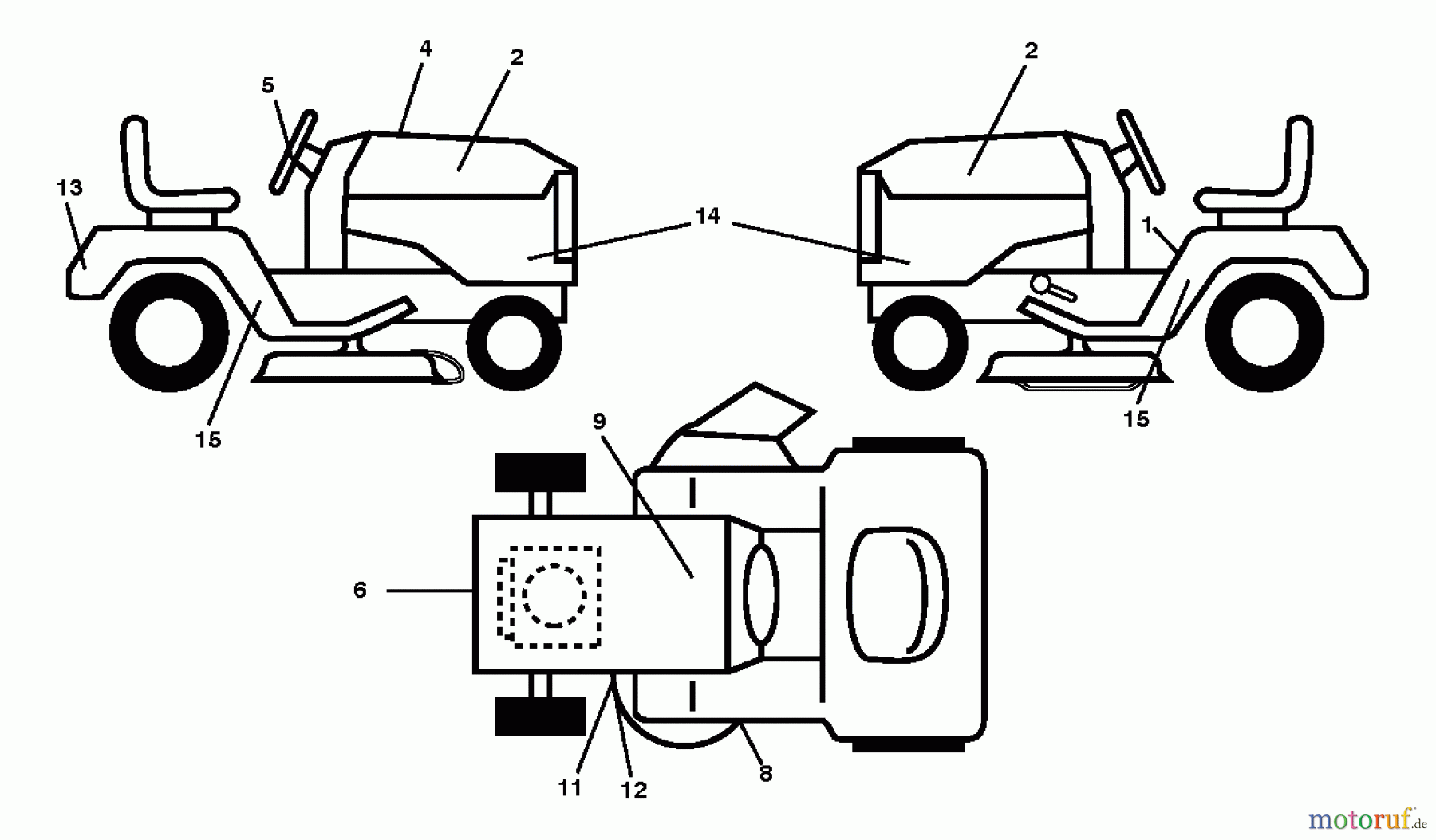 Poulan / Weed Eater Rasen und Gartentraktoren PBLGT26H54 (96042014001) - Poulan Pro Lawn Tractor (2012-08) DECALS