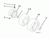 Poulan / Weed Eater PO12538LT (96018000600) - Poulan Lawn Tractor (2011-12) Ersatzteile WHEELS TIRES
