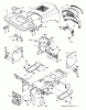 Poulan / Weed Eater PO14538LT (96018000301) - Poulan Lawn Tractor (2011-08) Ersatzteile CHASSIS ENCLOSURES